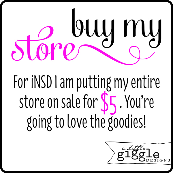 Buy My Store by A Little Giggle Designs Digital Scrapbooking